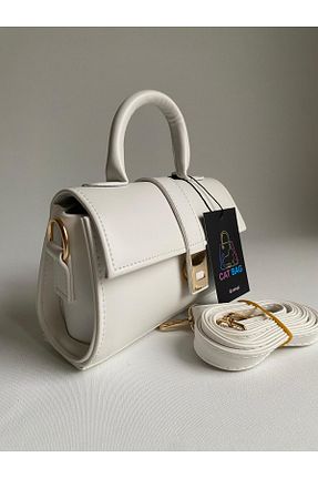 کیف دستی سفید زنانه ابعاد کوچک ÇANTA - کد 892160854