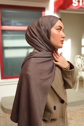 شال قهوه ای زنانه Silk Home - کد 891190300