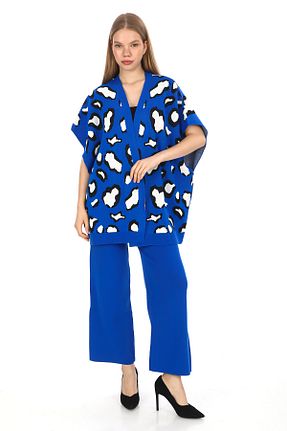 ست بالاتنه و پائین تنه آبی زنانه بافت 02Lady Fashion - کد 891378720