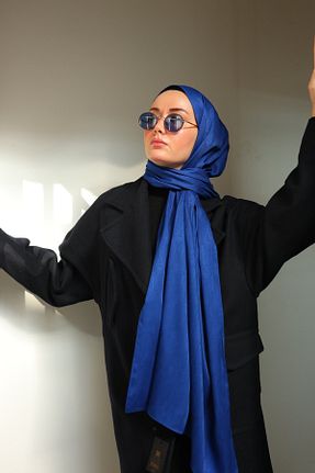 شال سرمه ای زنانه Silk Home - کد 891220372