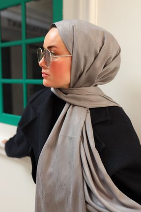 شال طوسی زنانه Silk Home - کد 891220371