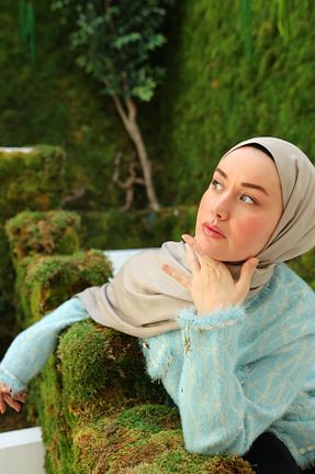 شال بژ زنانه Silk Home - کد 891220343