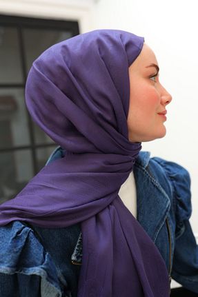 شال بنفش زنانه Silk Home - کد 891220451
