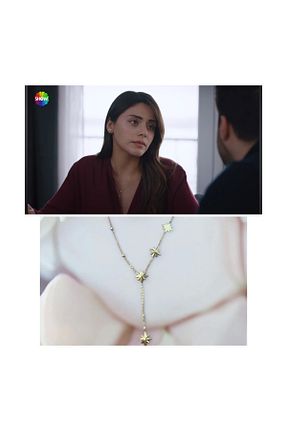 گردنبند استیل ( فولاد ) طلائی زنانه استیل ضد زنگ Aksesuar - کد 837623376