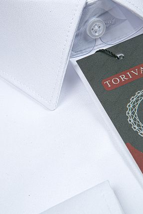 پیراهن سفید مردانه اسلیم فیت Torivalli Collection - کد 316237447