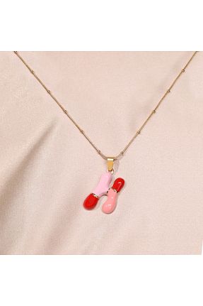 گردنبند استیل ( فولاد ) طوسی زنانه استیل ضد زنگ FOURSOLOS - کد 891361858