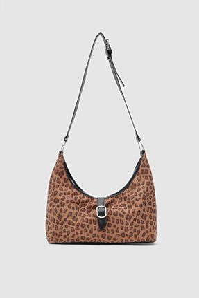 کیف دوشی قهوه ای زنانه جیر Shule Bags - کد 892484040