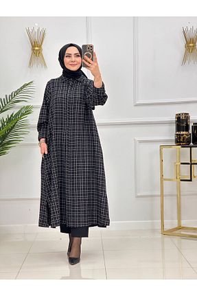 تونیک حجاب مشکی زنانه پنبه پلی استر VALENS BOUTİQUE - کد 892681691