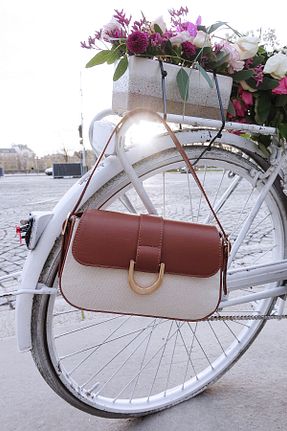 کیف دستی قهوه ای زنانه پارچه ای Housebags - کد 841737801