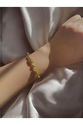 دستبند نقره طلائی زنانه 925 عیار Vigens Mulier - کد 891408874