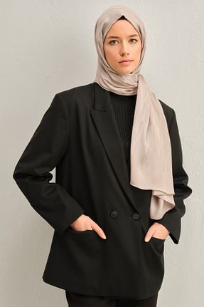 روسری قهوه ای پنبه پلی استر Armine - کد 892367895