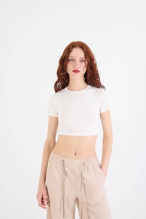 بلوز نباتی زنانه ساده Addax - کد 820330683