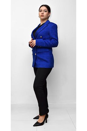 کت بلیزر سرمه ای زنانه رگولار Şeker Portakalım - کد 891851341