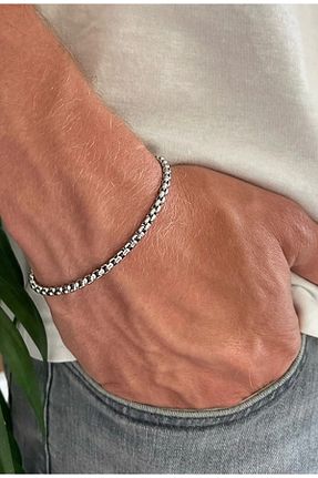 دستبند استیل (فولاد) مشکی مردانه استیل (فولاد) Takıtolia - کد 891437602