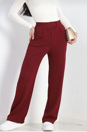 شلوار زرشکی زنانه پارچه Derya butik - کد 891443587