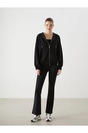 سوئیشرت سبز زنانه ساده LC Waikiki - کد 891443358