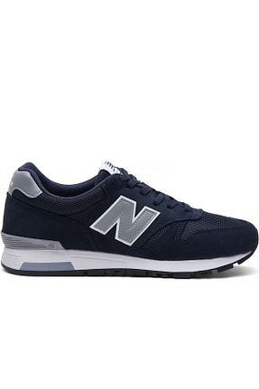کفش پیاده روی سرمه ای زنانه چرم اصل New Balance - کد 892393355