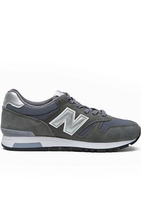 کفش پیاده روی طوسی زنانه چرم اصل New Balance - کد 892463604