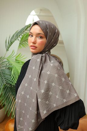 شال طوسی زنانه Silk Home - کد 891485521