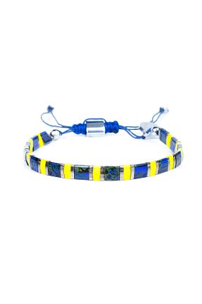 دستبند نقره طوسی زنانه 925 عیار Fenerbahçe - کد 891483985