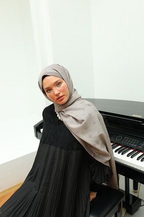 شال طوسی زنانه Silk Home - کد 891485050