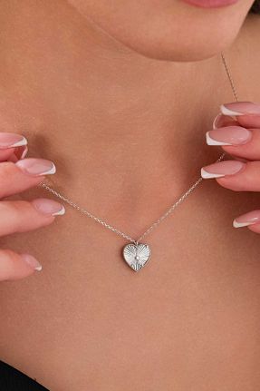 گردنبند نقره رنگی زنانه 925 عیار AcestesDesign - کد 892575944