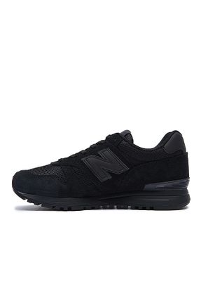 کفش پیاده روی مشکی زنانه چرم اصل New Balance - کد 892446063