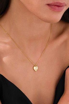 گردنبند نقره طلائی زنانه 925 عیار AcestesDesign - کد 892461705