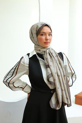 شال طوسی زنانه Silk Home - کد 891485527