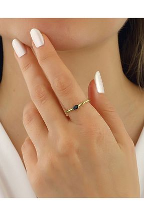 انگشتر نقره طلائی زنانه 925 عیار MEKS PRIVE - کد 891527539