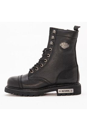 بوت / نیم بوت مشکی زنانه چرم خالص Harley Davidson - کد 48424253