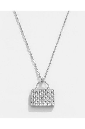 گردنبند نقره سفید زنانه 925 عیار MEKS PRIVE - کد 891523372