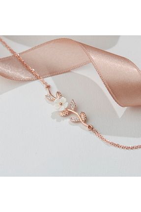دستبند نقره صورتی زنانه 925 عیار Siset Gümüş - کد 475425349