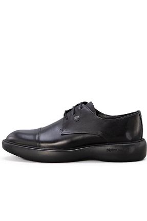 کفش کژوال مشکی مردانه چرم خالص Pierre Cardin - کد 887295218