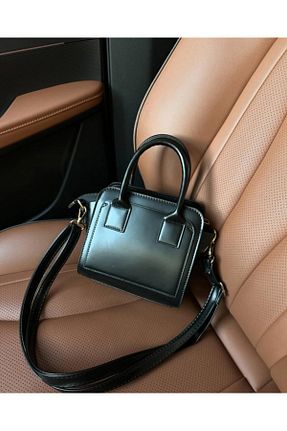 کیف دوشی مشکی زنانه چرم مصنوعی Butik - کد 888423372
