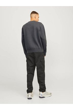 پلیور طوسی مردانه Saç Örgü Jack & Jones - کد 870029256