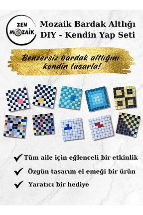 کاغذ و قلم هنری نارنجی Zen Mozaik - کد 890237519