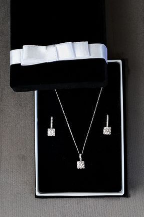 ست جواهر زنانه رودیوم Nilsu Jewellery Accessory - کد 890289307