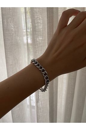 دستبند جواهر زنانه برنجی ZWEIG - کد 797105004