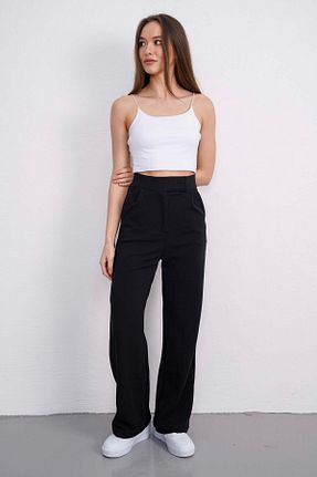 شلوار مشکی زنانه بافتنی The Moda - کد 891640442