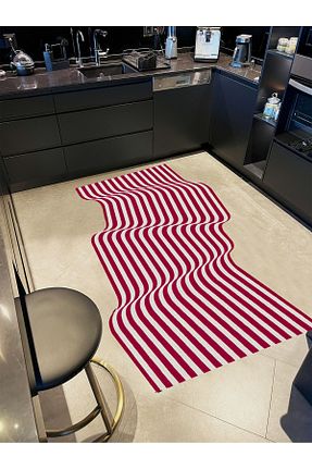 فرش قرمز قابل شستشو Rugs Modern Halı - کد 891171891
