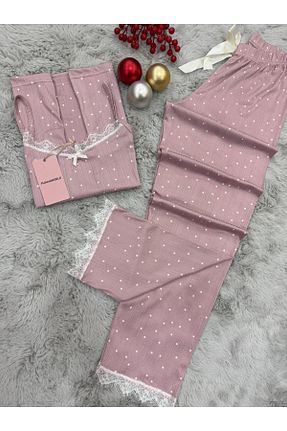 ست لباس راحتی صورتی زنانه Mix pijamaworld - کد 891642179