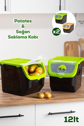 سبد سیب زمینی پیاز سبز پلاستیک Porsima - کد 853369518