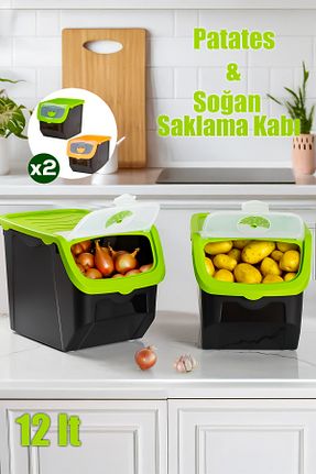 سبد سیب زمینی پیاز سبز پلاستیک Porsima - کد 853369518