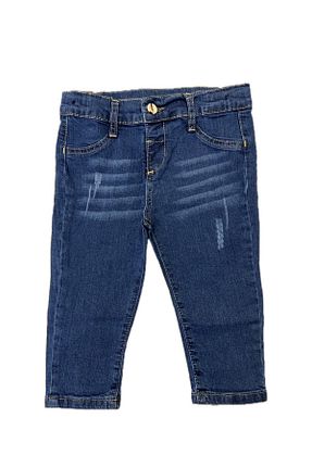شلوار آبی بچه گانه پنبه - الاستین minny max - کد 776082723