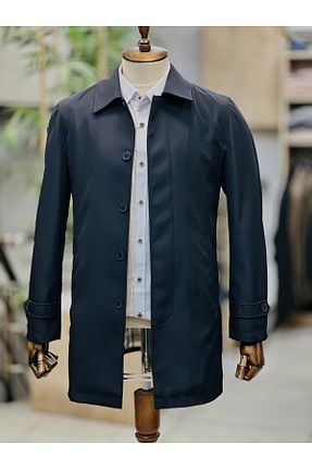 ترنچکت سرمه ای مردانه پلی ویسکون SAVARA - کد 860977963