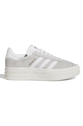 کفش اسنیکر طوسی زنانه بند دار adidas - کد 891702076