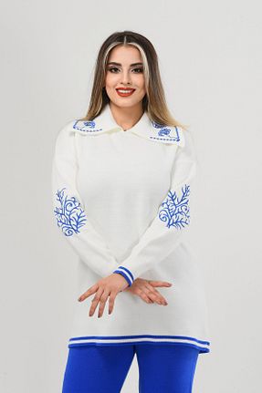 ست بالاتنه و پائین تنه حجاب آبی زنانه رگولار NEWC - کد 891728980