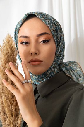 روسری سبز %100 پنبه Silk Home - کد 673463989