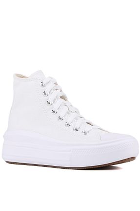 کفش اسنیکر سفید زنانه بند دار Converse - کد 891709104